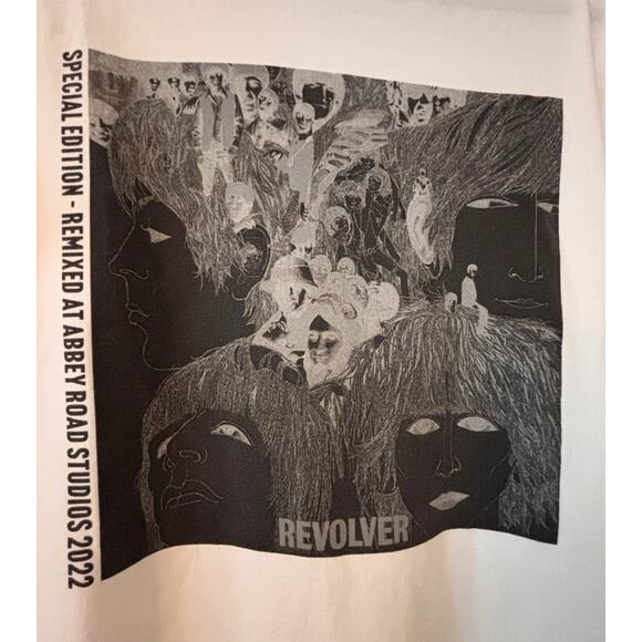Apple Corps Ltd Beatles “Revolver” T-Shirt White & Black - Picture 2 of 6